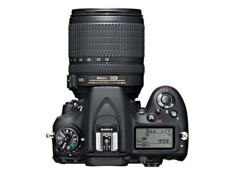 Nikon D7100 top